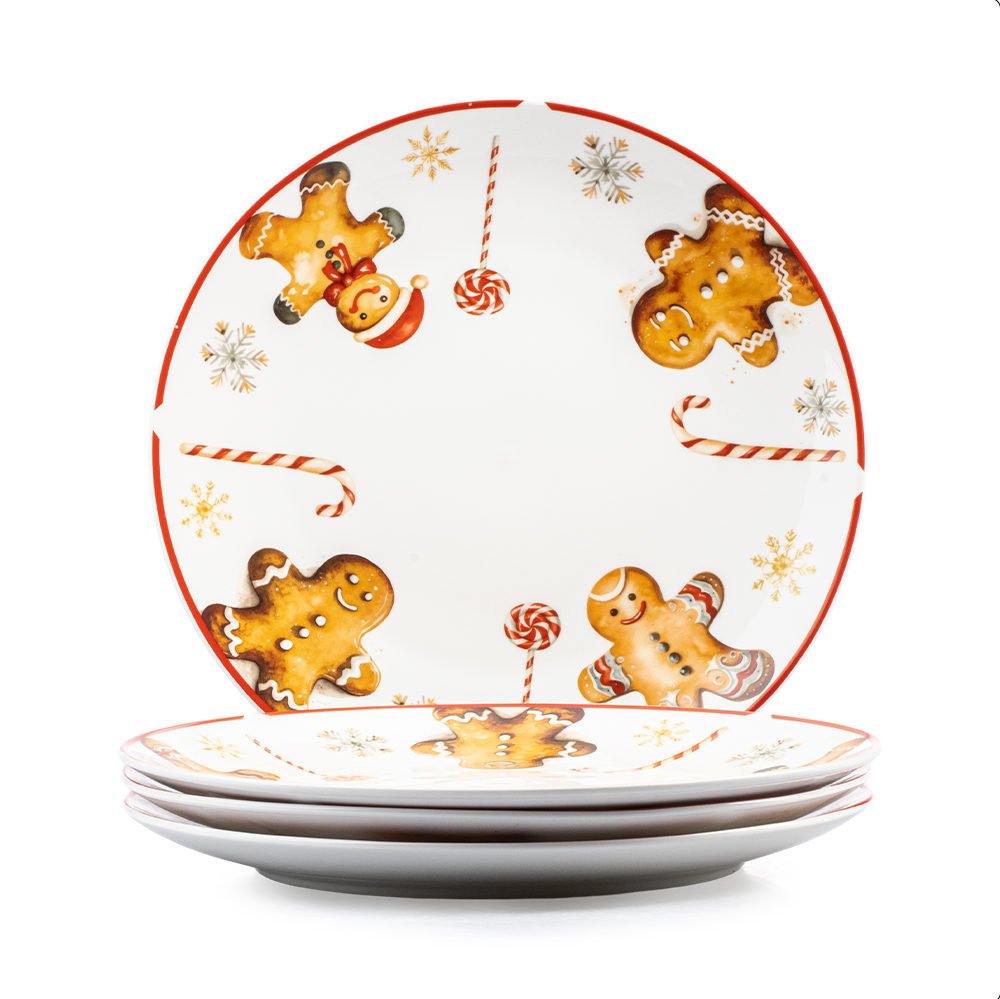 Vajilla 16pzas Jengibre Ginger Porcelana Crown Baccara - Imagen 2