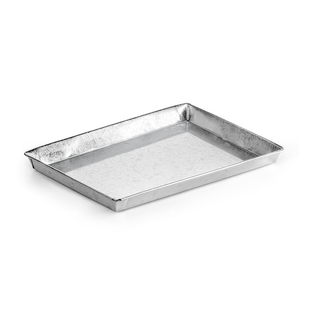 Charola Galletera 34cm Lámina Galvanizada