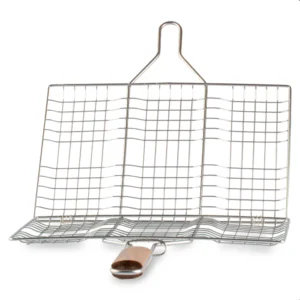 Parrilla Red Para Asar 35X23 Acero Inoxidable Metaltex