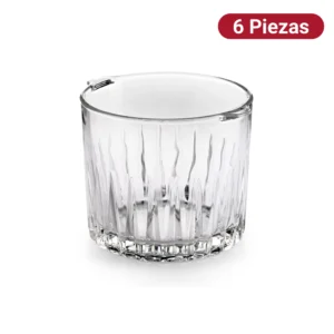 Hielera Kristalino 1.5L Vidrio Libbey 6 Piezas