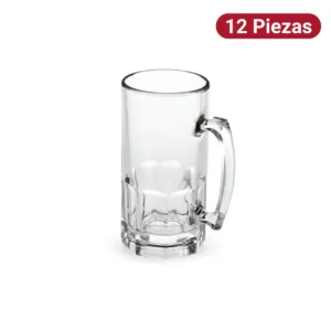 Tarro Cervecero 1L Vidrio Crisa 12 Piezas