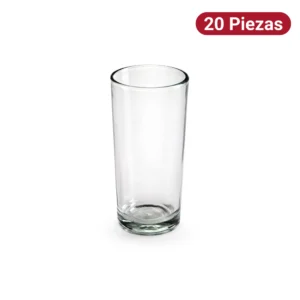 Vaso Cubero 280ml Vidrio Santos 20 Piezas