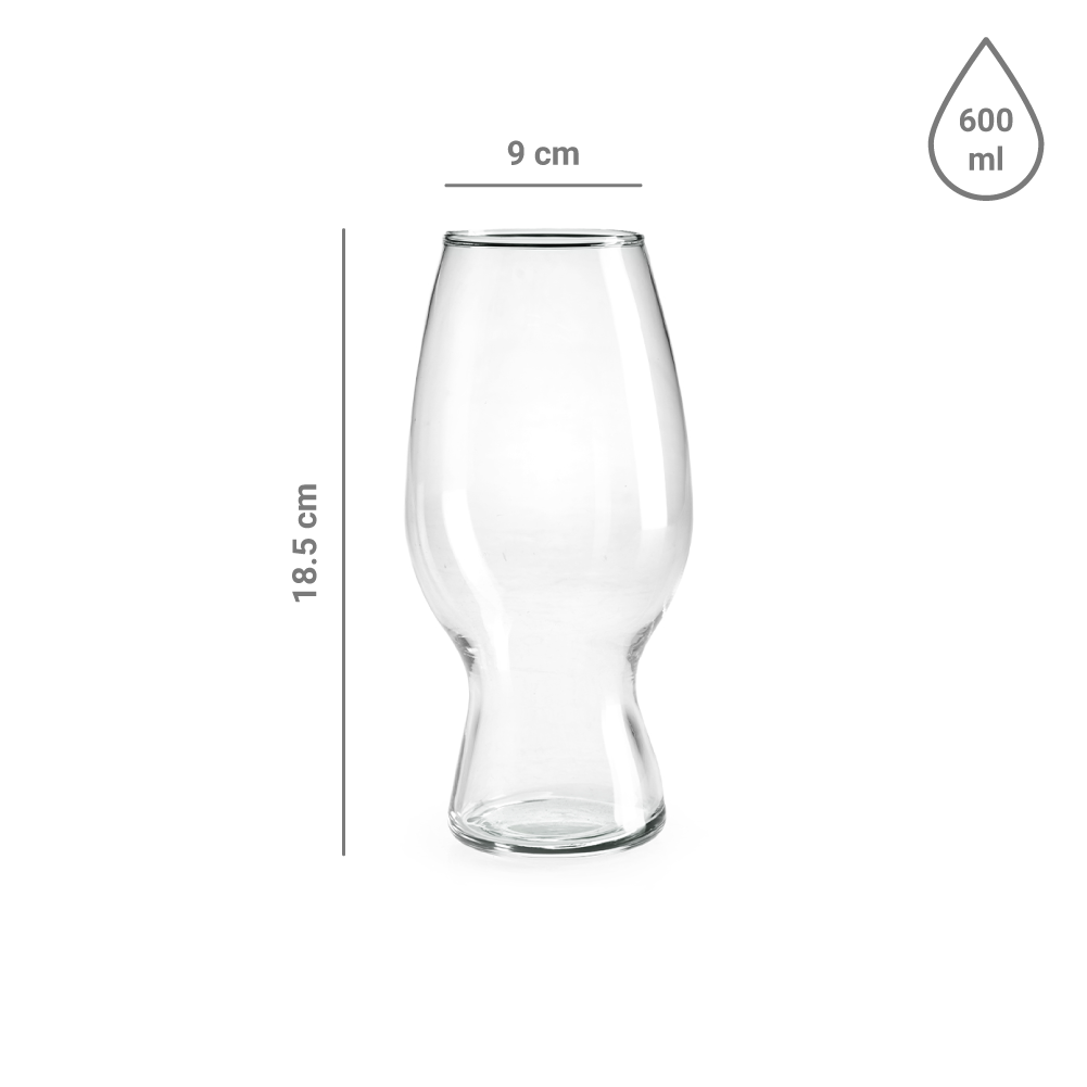 Vaso Cervecero Kronos 615ml Vidrio Libbey 12 Piezas - Imagen 2