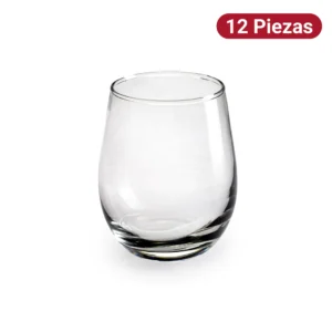 Vaso Napa Stempless 350ml Vidrio Glassia 12 Piezas