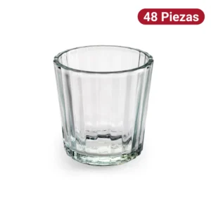 Vaso Mezcalero Cruz 85ml Vidrio Santos 48 Piezas