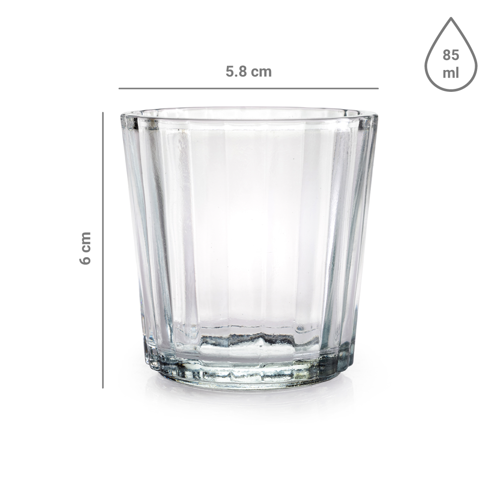 Vaso Mezcalero Cruz 85ml Vidrio Santos 48 Piezas - Imagen 2