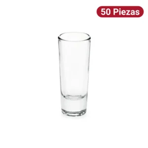 Vaso Tequilero 60ml Vidrio Santos 50 Piezas