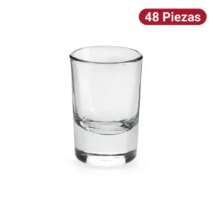 Vaso Tequilero 54ml Vidrio Santos 48 Piezas