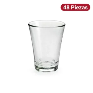 Vaso Tequilero Bogotá 75ml Vidrio Santos 48 Piezas