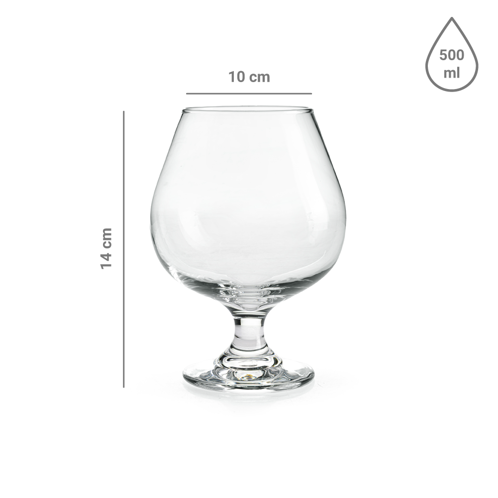 Copa Cognac 470ml Vidrio Libbey 24 Piezas - Imagen 2