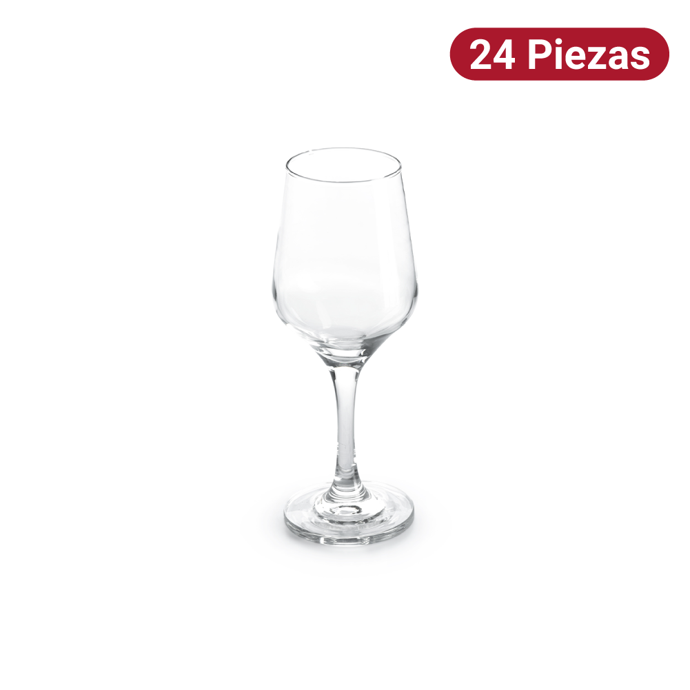 Copa Vino Toscana 370ml Vidrio Glassia 24 Piezas