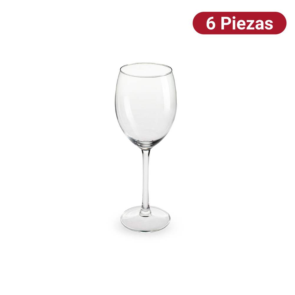 Copa Vino Plaza 330ml Vidrio Royal Leerdam 6 Piezas