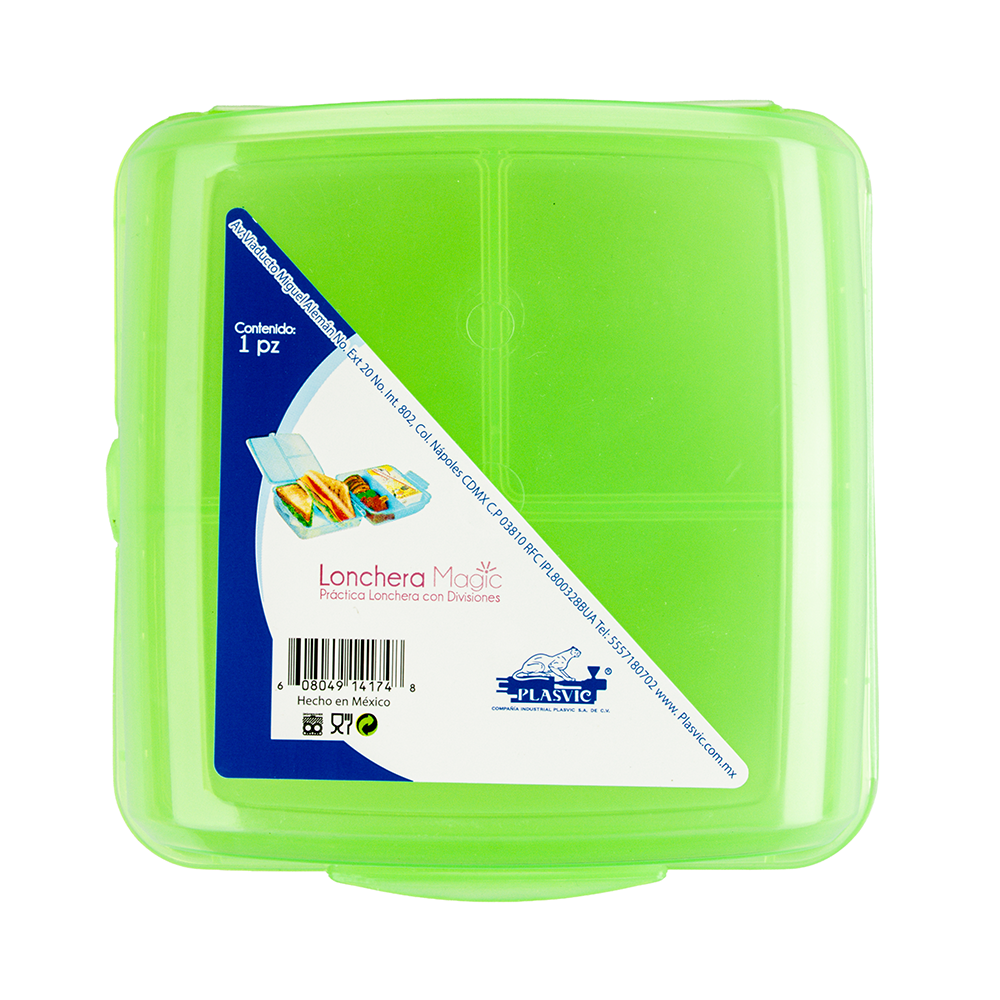 Lonchera Magic Colores Plastico Plasvic - Imagen 11