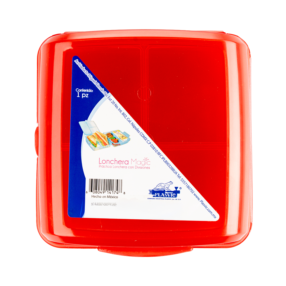 Lonchera Magic Colores Plastico Plasvic - Imagen 12