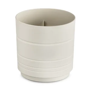 Maceta Amalfi Redonda 10.6cm Blanco Plastico La Ardilla