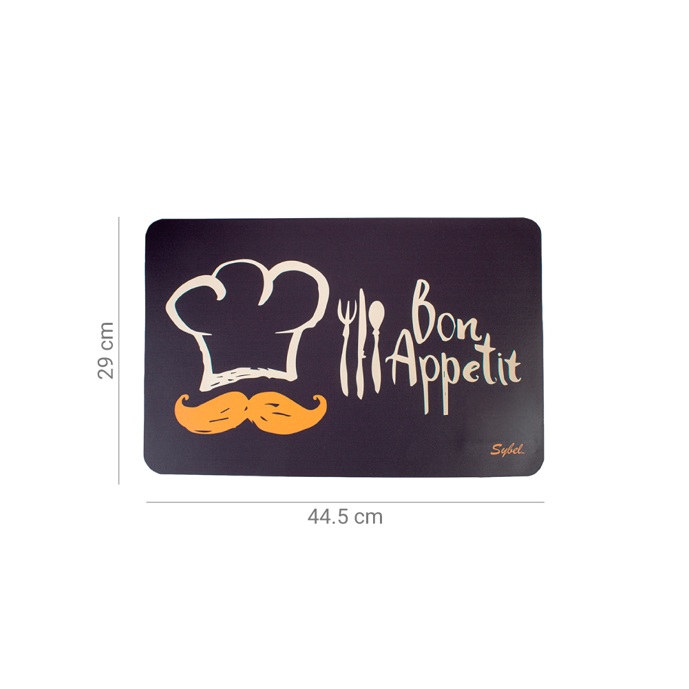 Mantel Individual Bon Appetit 44.5X29cm Plástico - Imagen 3