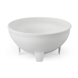 Salsera Molcajete Blanco 350gr Plástico