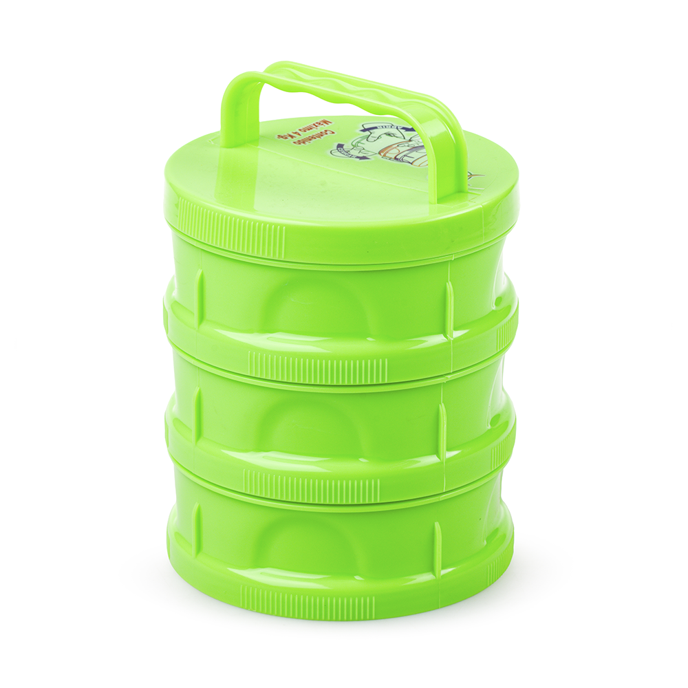 Portaviandas 3 Piezas 1.5L Colores Plástico Molderama