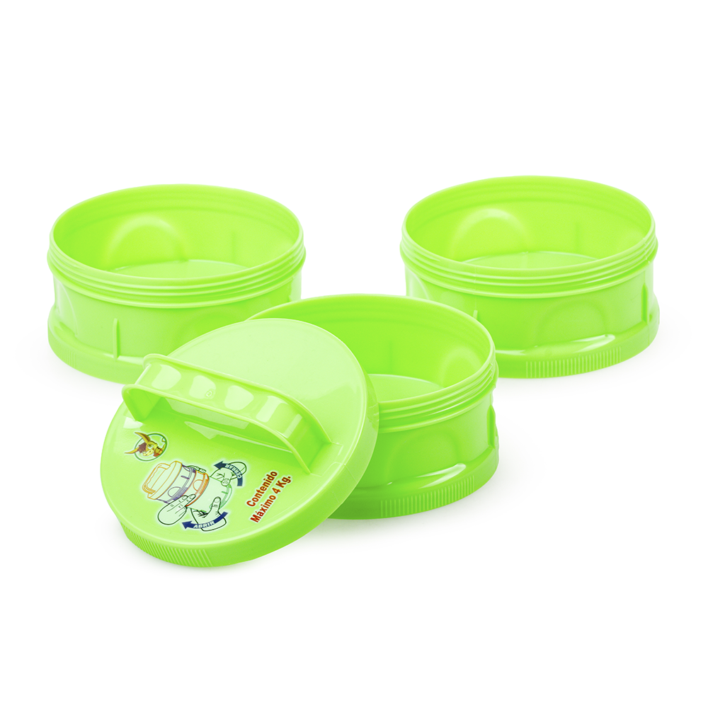 Portaviandas 3 Piezas 1.5L Colores Plástico Molderama - Imagen 6