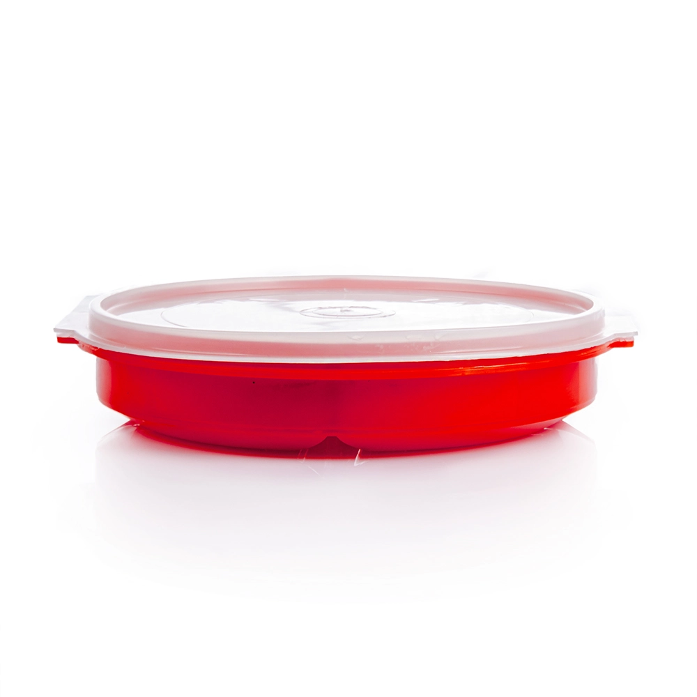 Plato con Divisiones y Tapa 900ml Plastico Colores Arplasa - Imagen 7