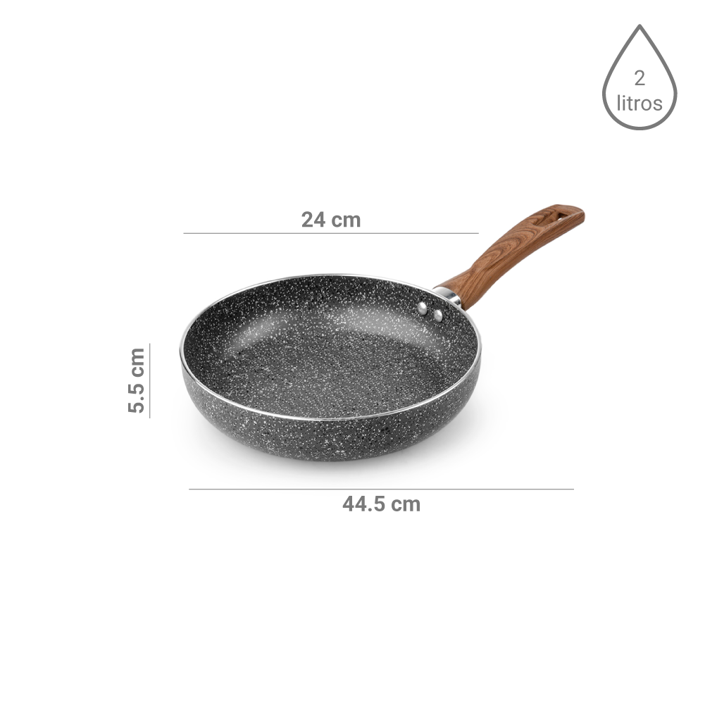 Sartén Stone 24cm Aluminio Lamex - Imagen 6
