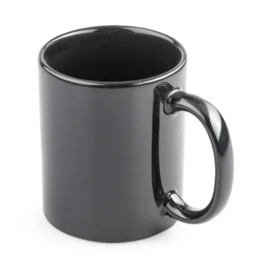 Tarro Mug 325ml Negro Loza
