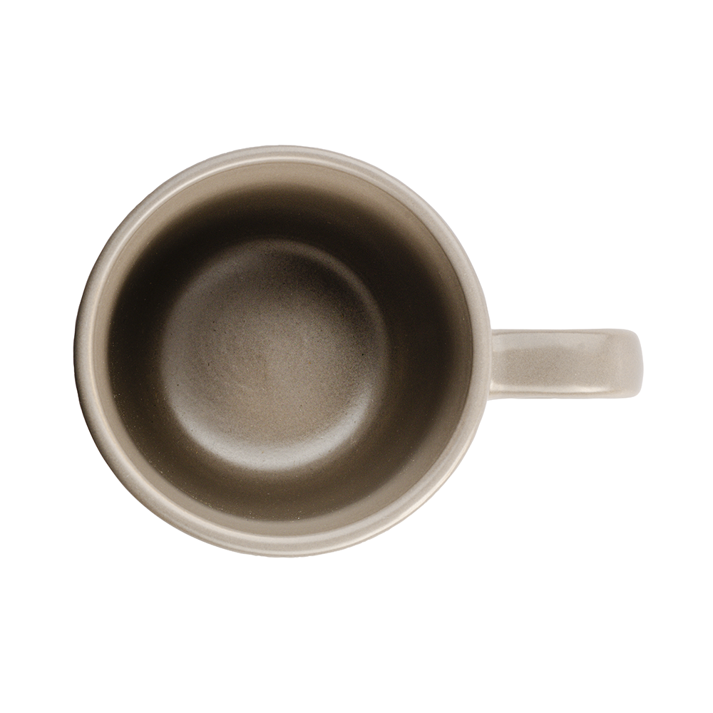 Taza Match 360ml Cerámica Taupe Crown Baccara - Imagen 5