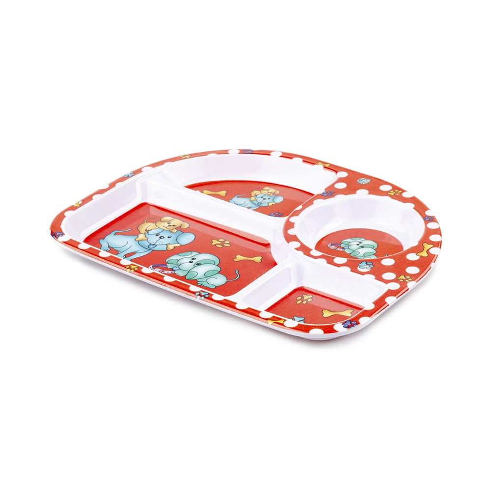 Plato Infantil Con Divisiones Diseños Melamina