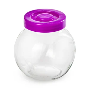 Brocalito Tapa Morada Vidrio 180ml Jemaflex