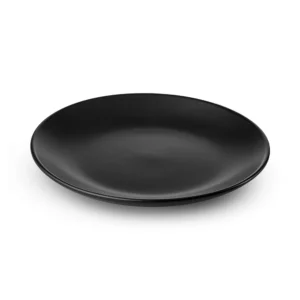 Plato Ensalada Match 19.5cm Cerámica Negro Crown Baccara