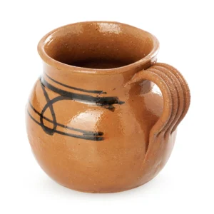Jarro Cafetero Decorado 300ml Barro