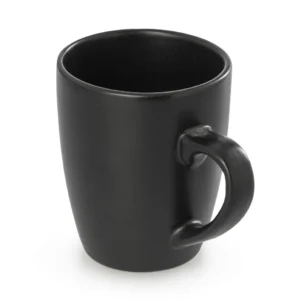 Taza Match 360ml Cerámica Negro Crown Baccara