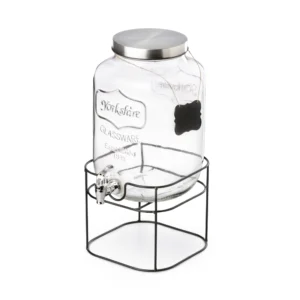 Dispensador Vitrolero Labrado 8L Vidrio Vittori