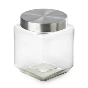 Frasco Cuadrado 1.2L Vidrio Vittori