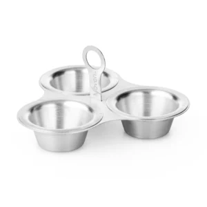 Salsera Triple Acero Inoxidable Moven